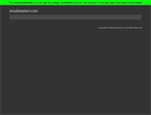 Tablet Screenshot of emailseeker.com
